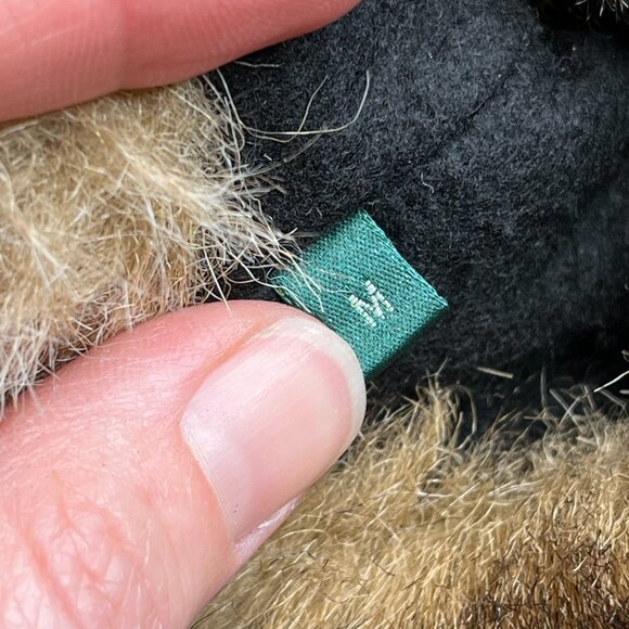 Vintage Lauren Ralph Lauren Leather Gloves Medium Brown Faux Fur Fleece Lined - Picture 7 of 10